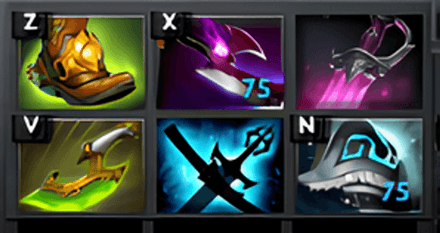 Zakup przedmiotów dla Spirit Breakera w Dota 2 - przedmioty na late game