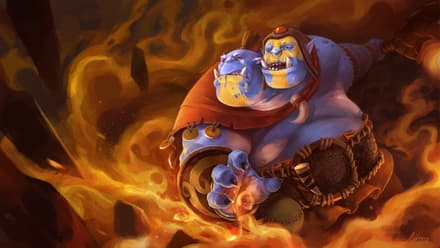 Ogre Magi в игре с Phantom Assassin в Дота 2