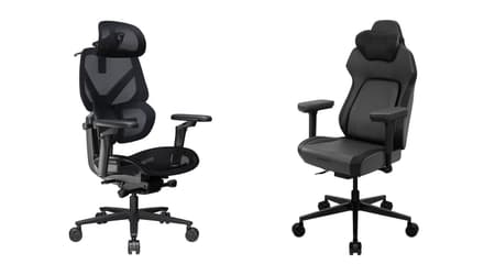 Игровые кресла с более «офисной» эргономикой и массивные офисные модели с усиленной конструкцией