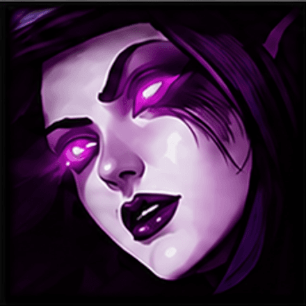Морганна (Morgana) в игре с Кейтлин в LoL