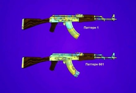 Cкін AK-47 Case Hardened (Blue Gem)
