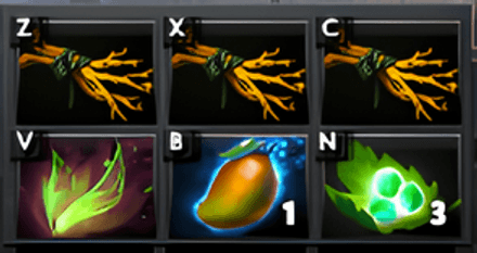 Закупка артефактов на Shadow Fiend в Дота 2 - стартовый закуп