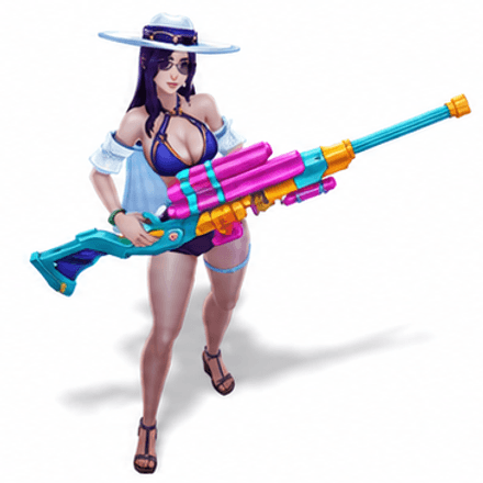 Pool Party Кейтлин в ЛоЛ