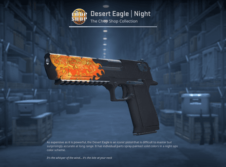 Combo Desert Eagle Night and Incineration (Holo)