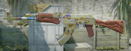 AK-47 Gold Gem Pattern #784