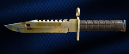 M9 Bayonet | Case Hardened Gold Gem