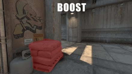 Boost spot on the Overpass