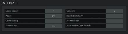 Interface Hotkeys Dota 2
