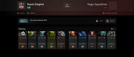 Vega Squadron VS Team Empire | TI7 CIS Qualifiers (2017)