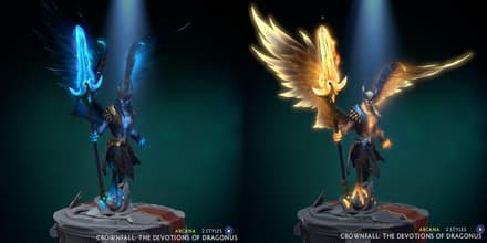 Аркана The Devotions of Dragonus – Skywrath Mage Dota 2