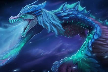 Winter Wyvern в игре с Faceless Void в Дота 2