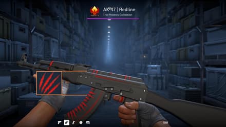 AK-47 | Redline | See Red Sticker Craft CS2