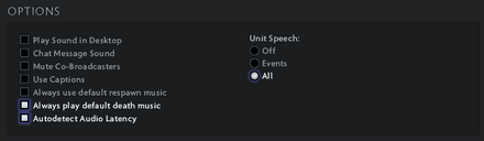 Additional Audio Settings Dota 2