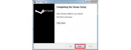 Completing the Steam Setup