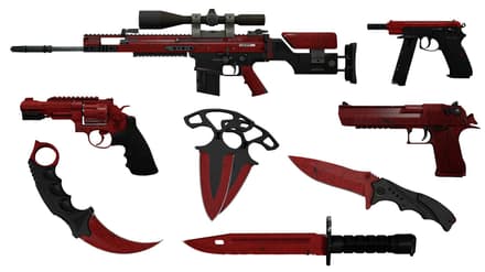 Серия скинов Crimson Web