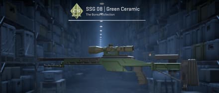 SSG 08 | Green Ceramic из коллекции Boreal