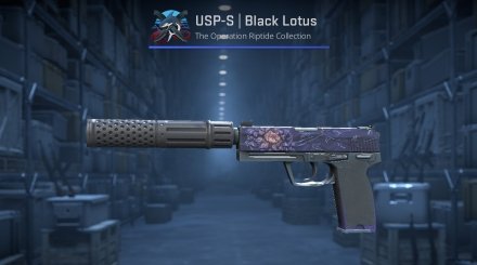 USP-S Black Lotus