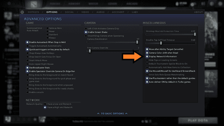 Select “Enable Network Information”