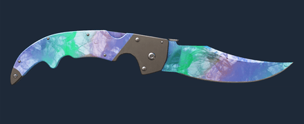 Falchion knife Gamma Doppler FN