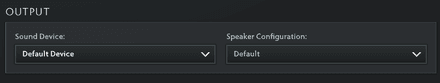 Output Settings Dota 2