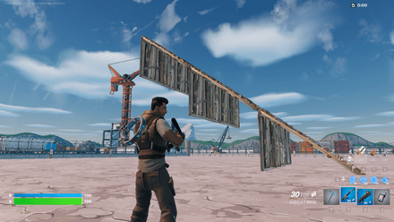 Double Ramp & Wall (Wall-Ramp) in Fortnite