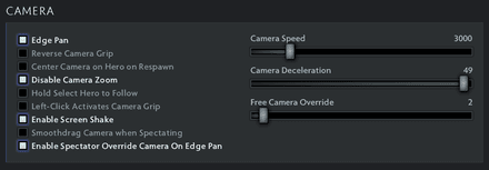 Camera Settings Dota 2