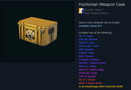 Huntsman Weapon Case