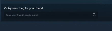 Enter the Friend’s Username