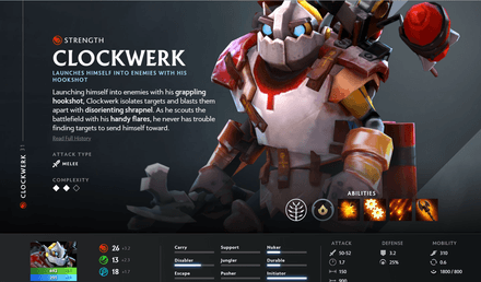 Clockwerk in Dota 2 Overview