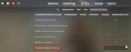 Как включить консоль через игровые настройки КС 2