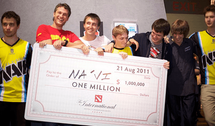 Заработки игроков в Dota 2