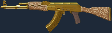 AK-47 | GOLD ARABESQUE BS