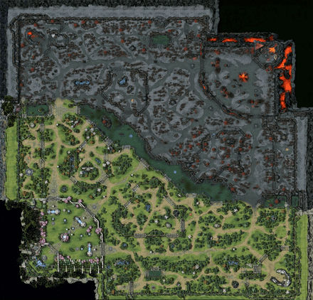 Map in Dota 2