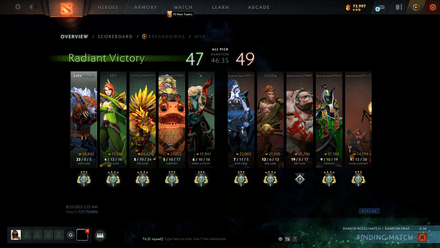 Get to the Post-Match Screen