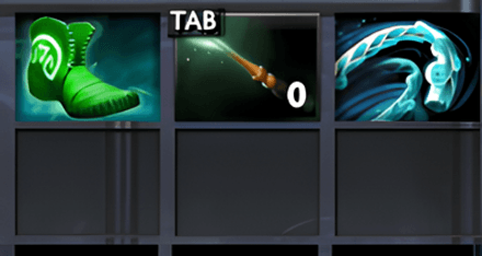 Закупка артефактов на Lion в Дота 2 - ранняя игра