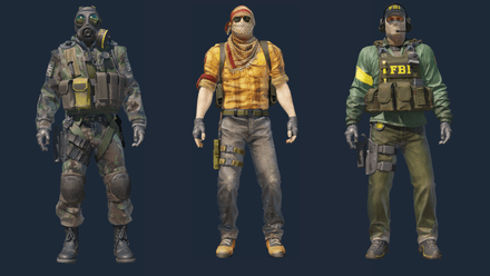 Distinguished agent skins