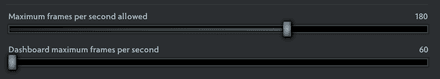 Setting max FPS value and Dashboard max FPS in Dota 2
