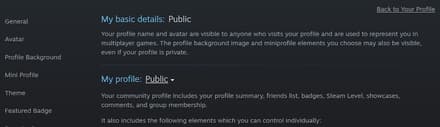 Privacy Settings