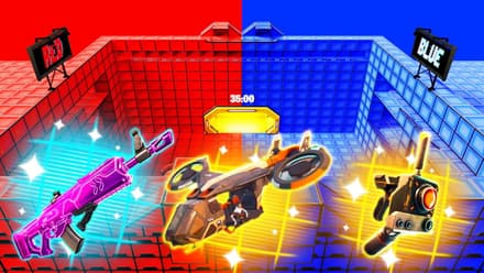 Crazy Red VS Blue XP Map in Fortnite