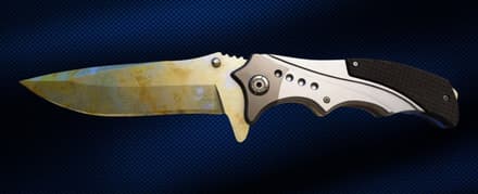Nomad Knife | Case Hardened Gold Gem