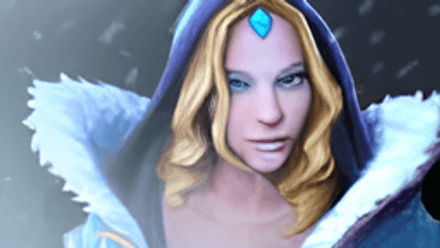 Crystal Maiden in game with Clockwerk Dota 2
