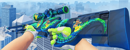 CS2 Sticker Craft AWP | Atheris | Surfing