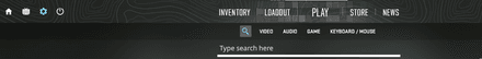 Open the search icon