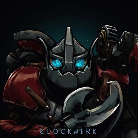 Clockwerk в игре с Invoker в Дота 2