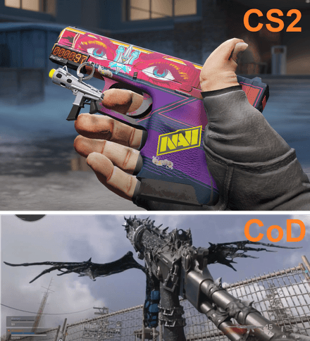 Weapon skins and overall appearance