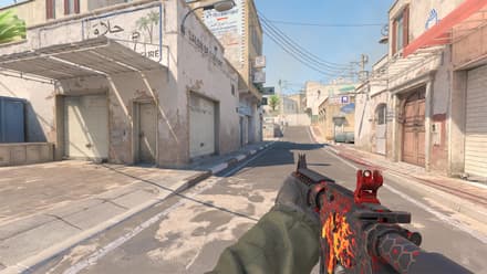 Как фейковый M4A4 Howl выглядит в игре