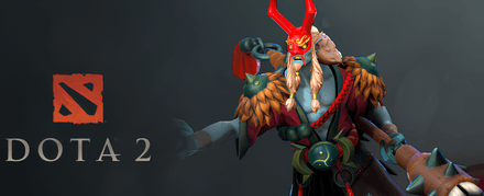 Grimstroke в игре с Axe в Дота 2