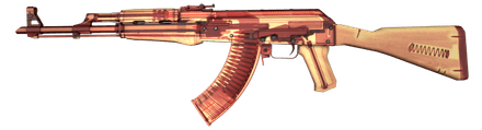 Красный скин CS2 АК-47 | Рентген / X-Ray