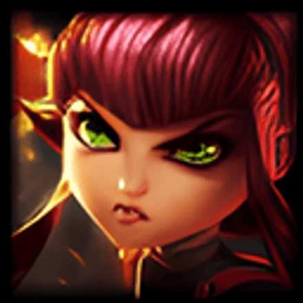 Annie в игре с Yasuo в LoL
