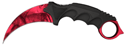 Красный скин CS2 Керамбит | Волны (Рубин) / Doppler (Ruby)